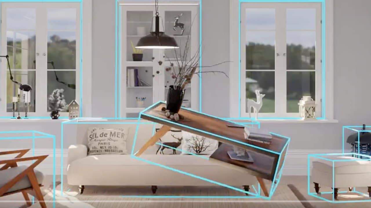 部屋にある家具を仮想的に片付けてまっさらな部屋にするiPhoneの新しい機能が披露される