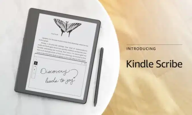 Amazonがペンで書き込み可能な新しい「Kindle Scribe」を発表