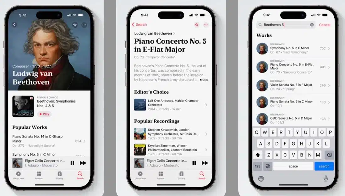 Apple、クラシック音楽専門アプリ「Apple Music Classical」を3月28日リリース
