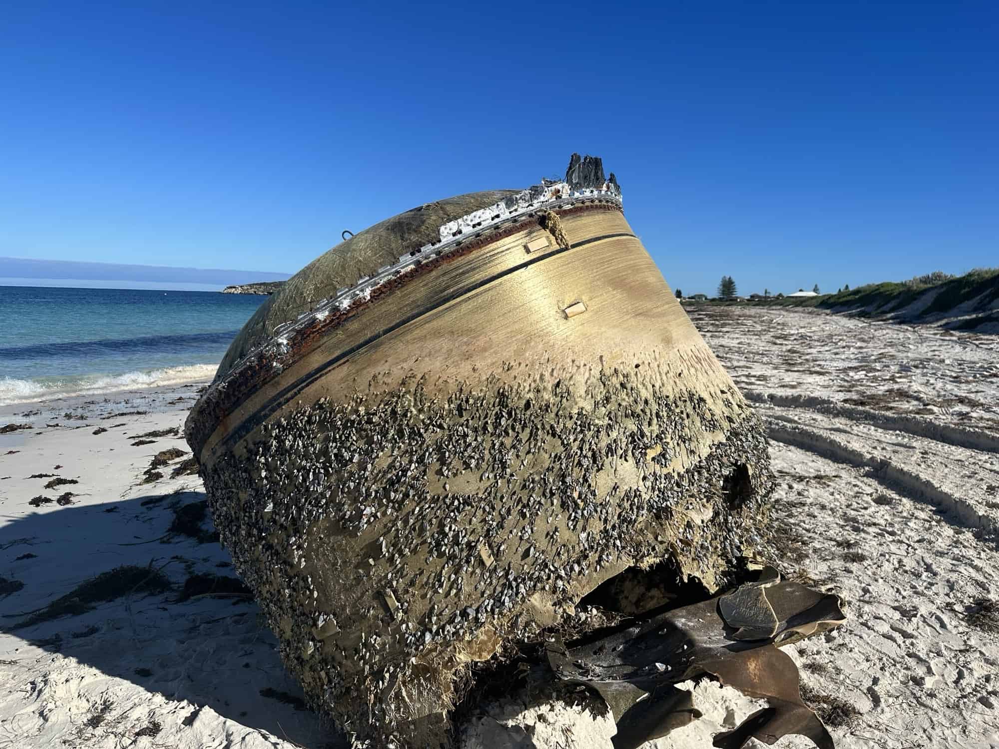 オーストラリアの海岸に謎の物体が打ち上げられ、地元機関が困惑