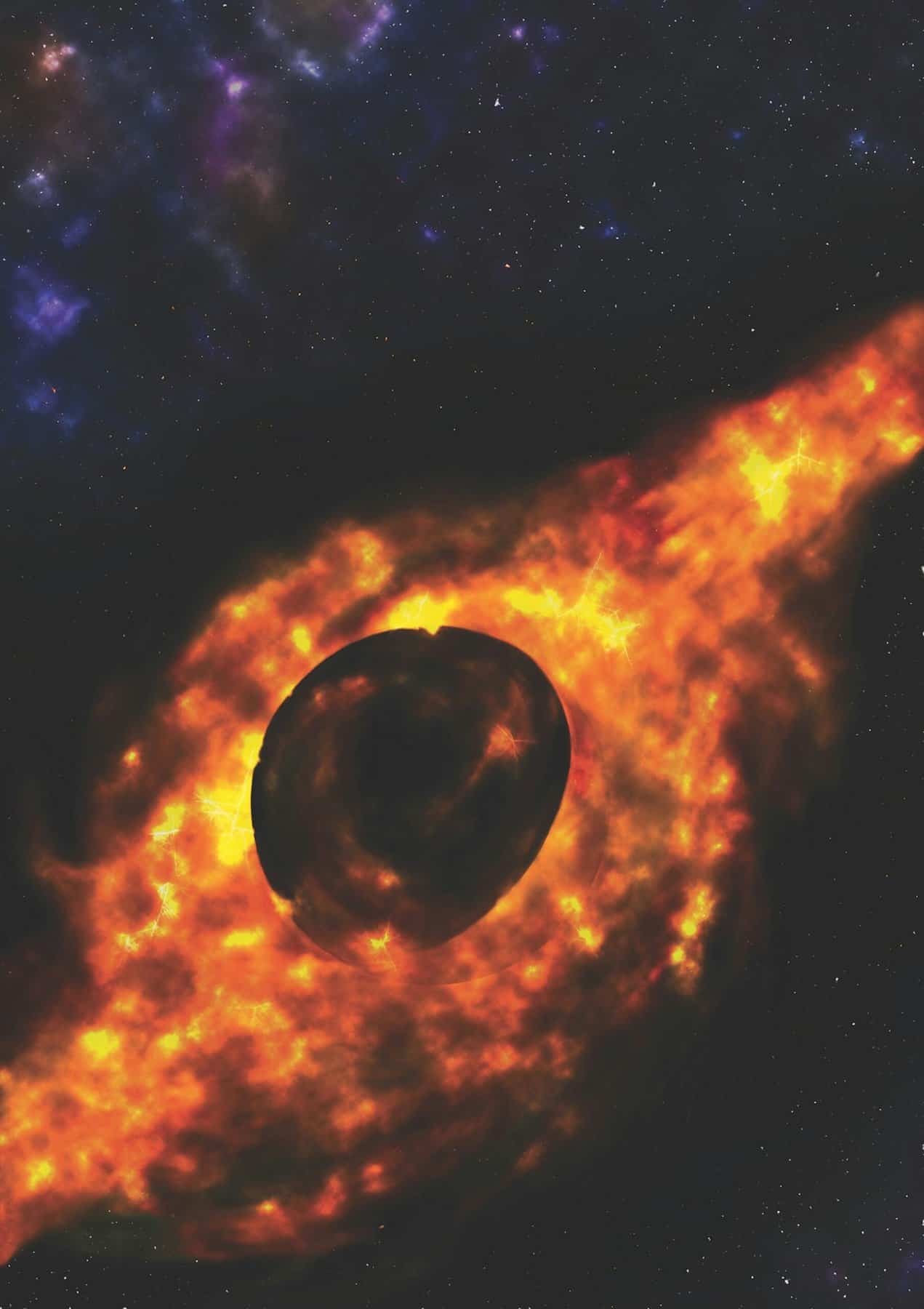 これまで見つかった中で最も明るい天体は1日に太陽1個分の質量を貪る超巨大ブラックホールだった