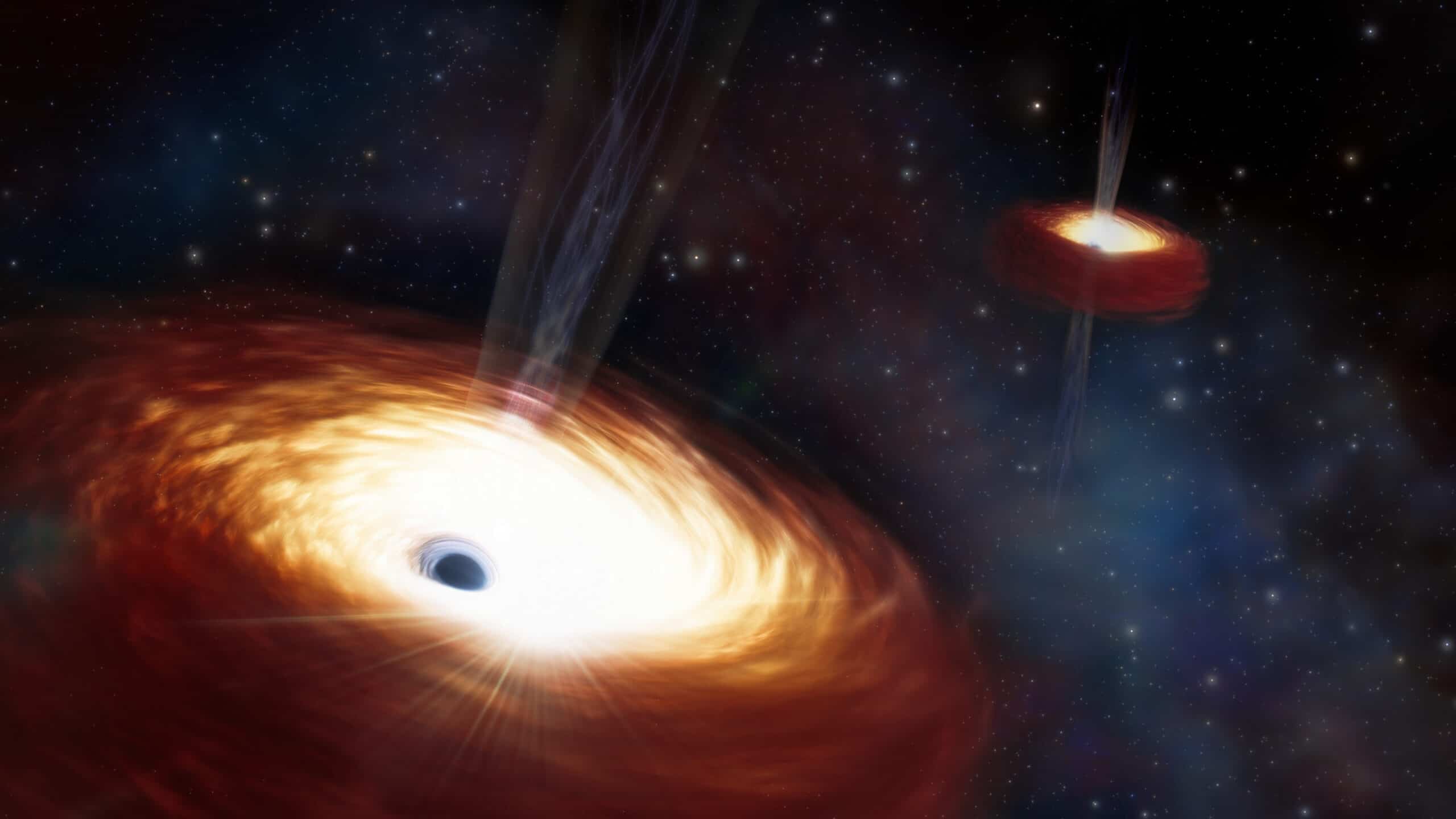 これまでで最も巨大な超巨大ブラックホールのペアが見つかった